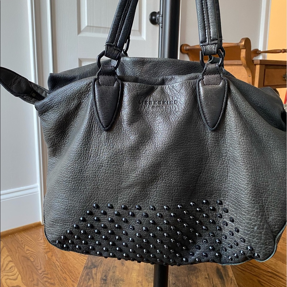 Liebeskind Charcoal Leather Bag